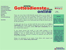 Tablet Screenshot of gottesdienste-online.com